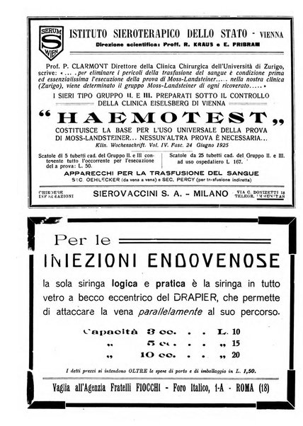 Il policlinico. Sezione chirurgica organo della Società italiana di chirurgia