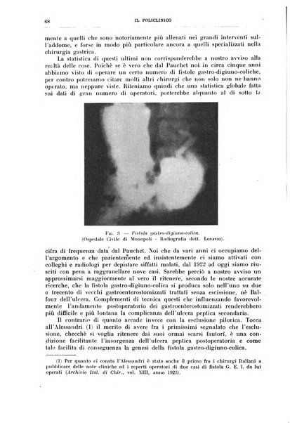 Il policlinico. Sezione chirurgica organo della Società italiana di chirurgia