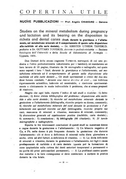 Annali di odontologia archivio chiavaro