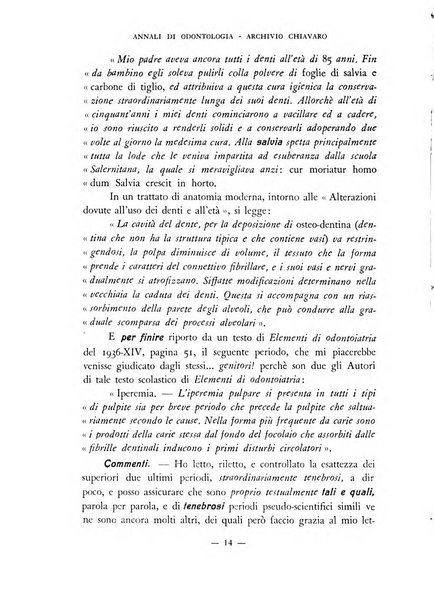 Annali di odontologia archivio chiavaro