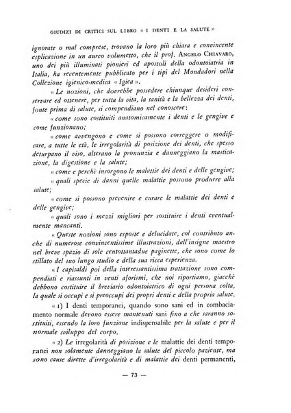 Annali di odontologia archivio chiavaro