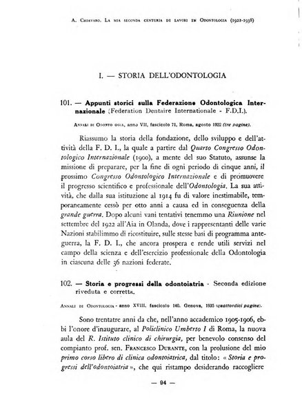 Annali di odontologia archivio chiavaro