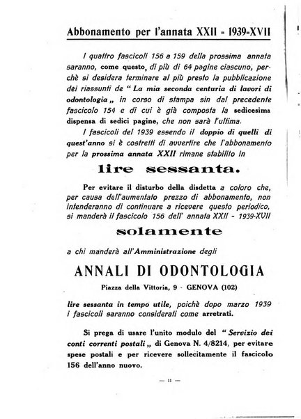 Annali di odontologia archivio chiavaro