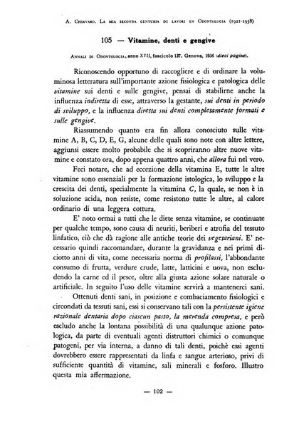 Annali di odontologia archivio chiavaro