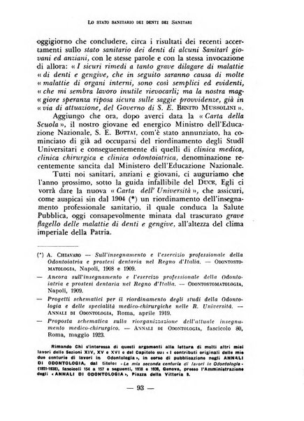 Annali di odontologia archivio chiavaro