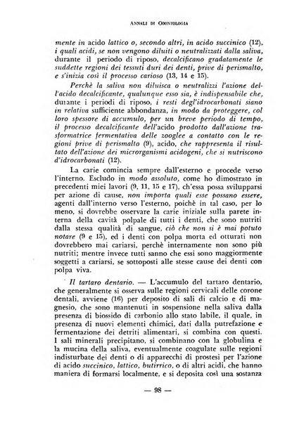 Annali di odontologia archivio chiavaro