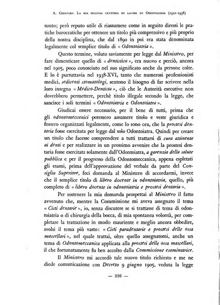 Annali di odontologia archivio chiavaro