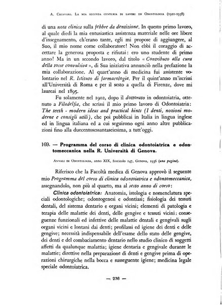 Annali di odontologia archivio chiavaro