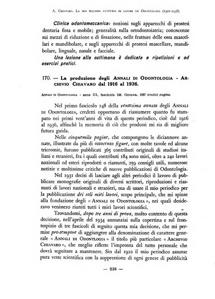 Annali di odontologia archivio chiavaro