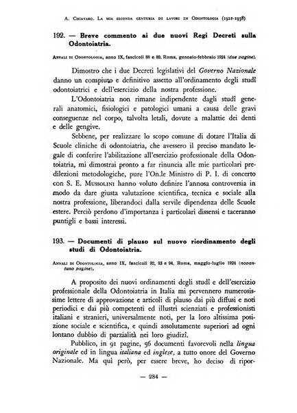 Annali di odontologia archivio chiavaro