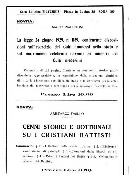 Il testimonio periodico cristiano battista