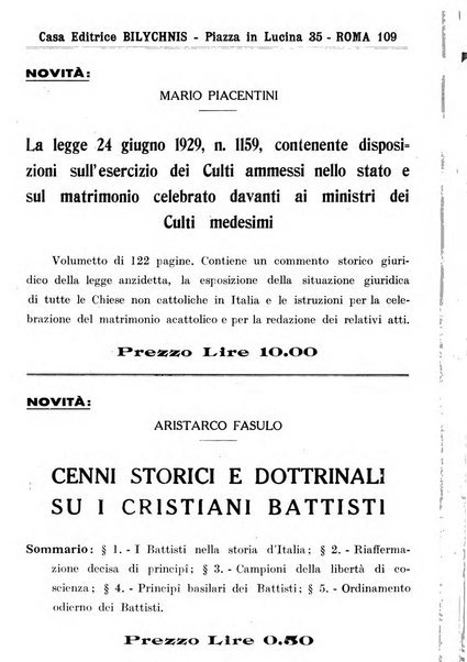 Il testimonio periodico cristiano battista