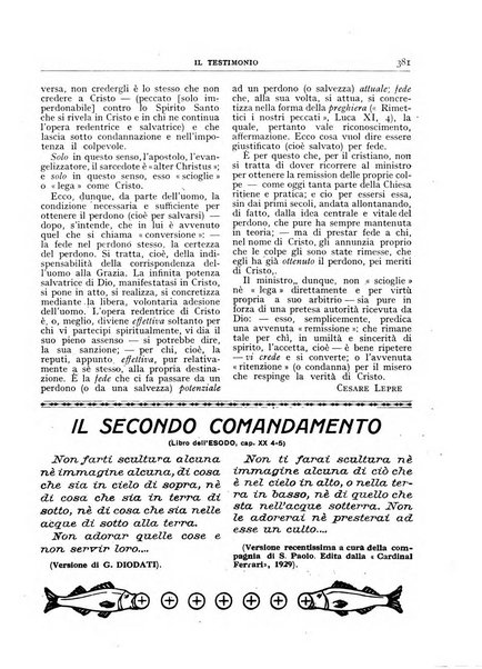 Il testimonio periodico cristiano battista