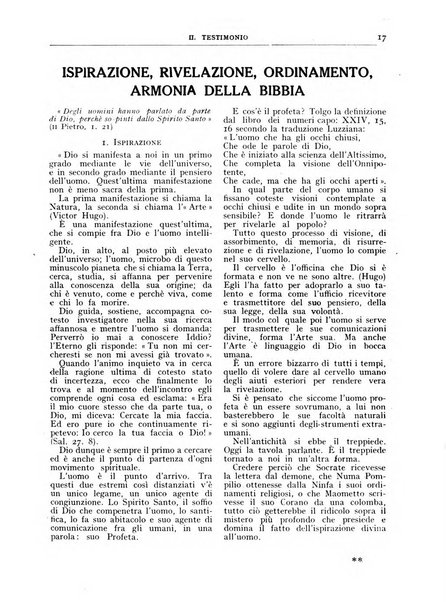 Il testimonio periodico cristiano battista