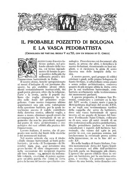 Il testimonio periodico cristiano battista