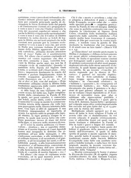 Il testimonio periodico cristiano battista