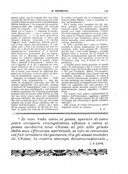 Il testimonio periodico cristiano battista