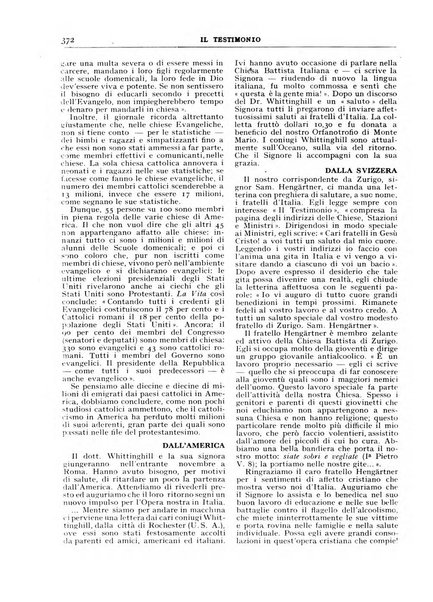 Il testimonio periodico cristiano battista