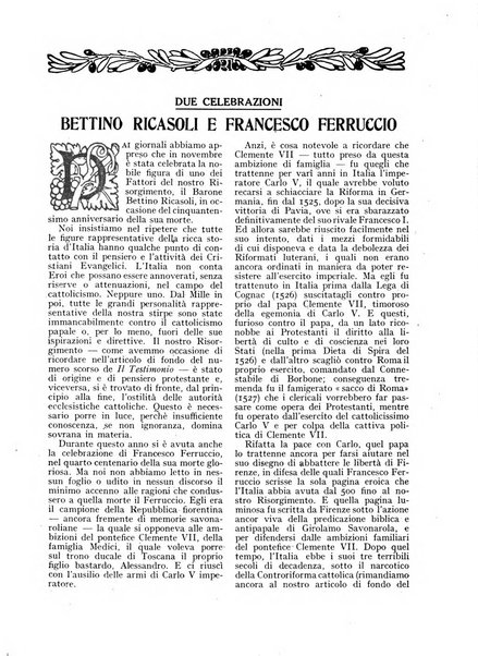 Il testimonio periodico cristiano battista