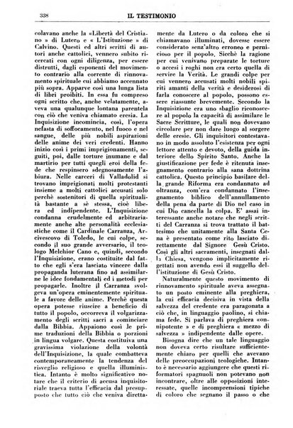 Il testimonio periodico cristiano battista