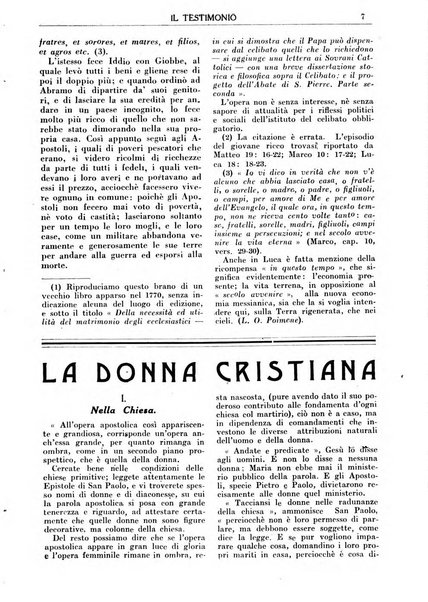 Il testimonio periodico cristiano battista