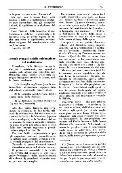 Il testimonio periodico cristiano battista