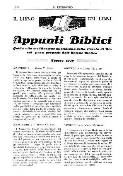 Il testimonio periodico cristiano battista