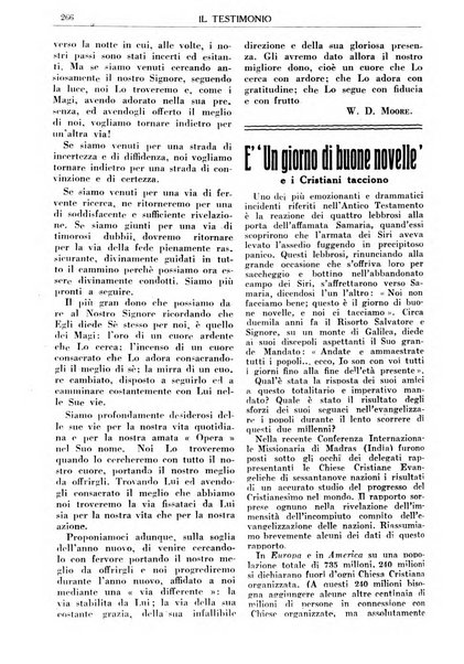 Il testimonio periodico cristiano battista