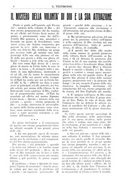 Il testimonio periodico cristiano battista