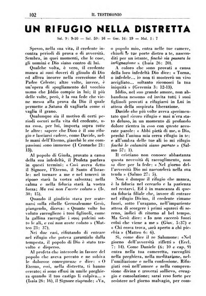 Il testimonio periodico cristiano battista