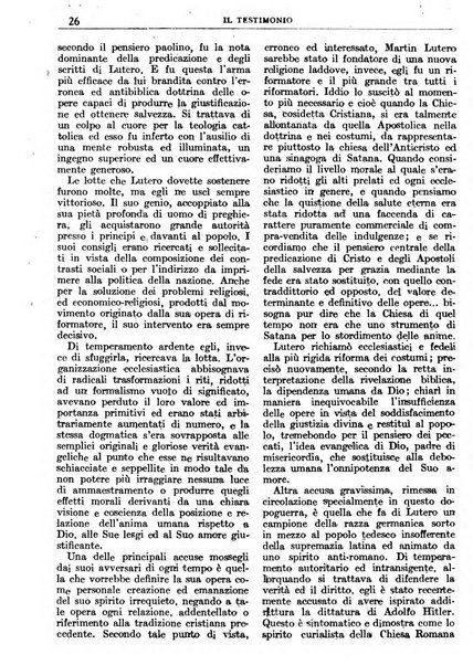 Il testimonio periodico cristiano battista