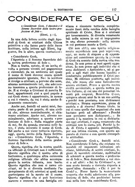 Il testimonio periodico cristiano battista