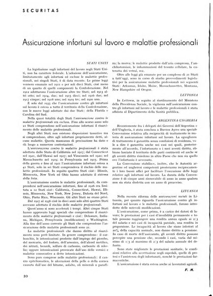 Securitas rassegna della sicurezza e dell'igiene nell'industria e nell'agricoltura - Anno 14, n. 4 (apr. 1927)-anno 65, n. 5/12 (1981)