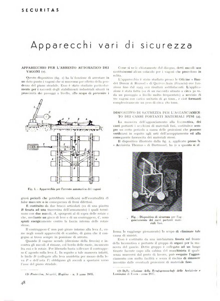 Securitas rassegna della sicurezza e dell'igiene nell'industria e nell'agricoltura - Anno 14, n. 4 (apr. 1927)-anno 65, n. 5/12 (1981)