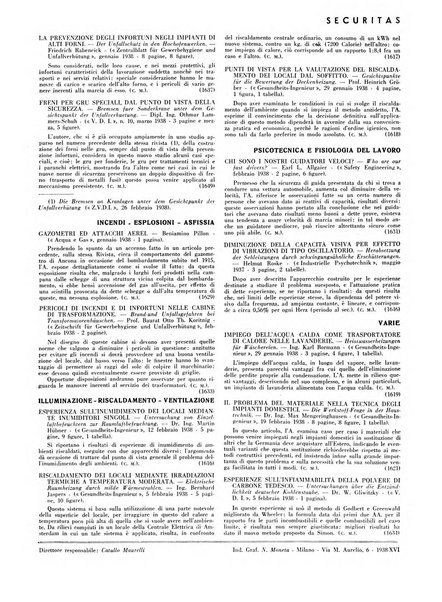 Securitas rassegna della sicurezza e dell'igiene nell'industria e nell'agricoltura - Anno 14, n. 4 (apr. 1927)-anno 65, n. 5/12 (1981)