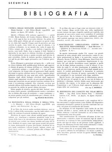 Securitas rassegna della sicurezza e dell'igiene nell'industria e nell'agricoltura - Anno 14, n. 4 (apr. 1927)-anno 65, n. 5/12 (1981)