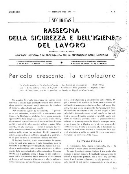 Securitas rassegna della sicurezza e dell'igiene nell'industria e nell'agricoltura - Anno 14, n. 4 (apr. 1927)-anno 65, n. 5/12 (1981)