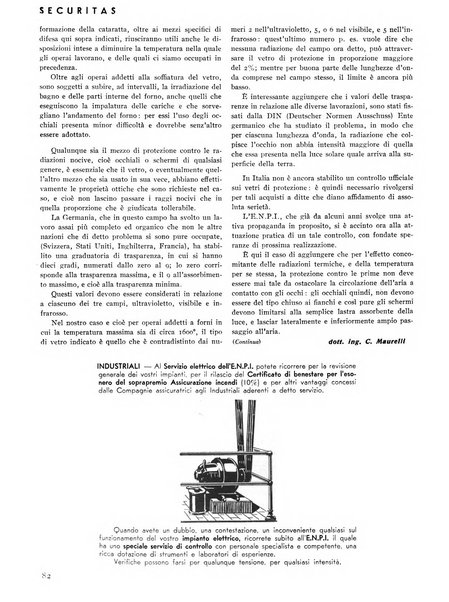 Securitas rassegna della sicurezza e dell'igiene nell'industria e nell'agricoltura - Anno 14, n. 4 (apr. 1927)-anno 65, n. 5/12 (1981)