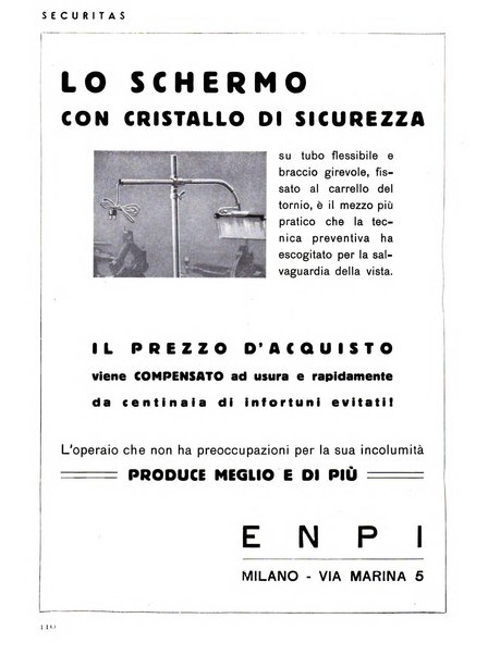 Securitas rassegna della sicurezza e dell'igiene nell'industria e nell'agricoltura - Anno 14, n. 4 (apr. 1927)-anno 65, n. 5/12 (1981)