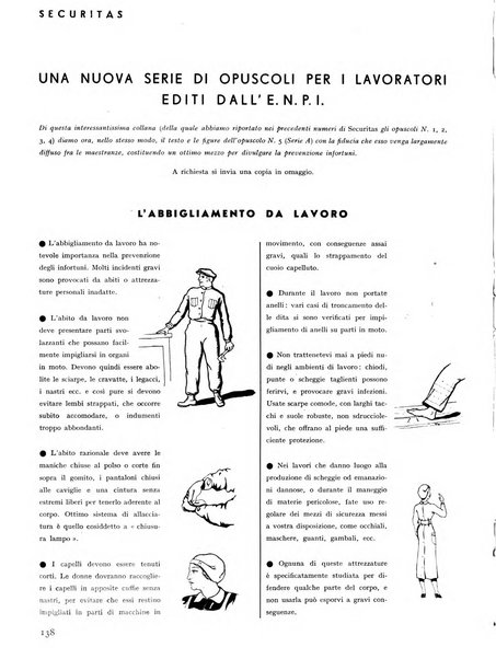 Securitas rassegna della sicurezza e dell'igiene nell'industria e nell'agricoltura - Anno 14, n. 4 (apr. 1927)-anno 65, n. 5/12 (1981)