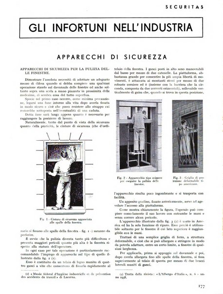 Securitas rassegna della sicurezza e dell'igiene nell'industria e nell'agricoltura - Anno 14, n. 4 (apr. 1927)-anno 65, n. 5/12 (1981)