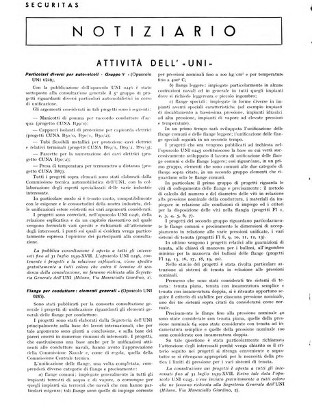 Securitas rassegna della sicurezza e dell'igiene nell'industria e nell'agricoltura - Anno 14, n. 4 (apr. 1927)-anno 65, n. 5/12 (1981)