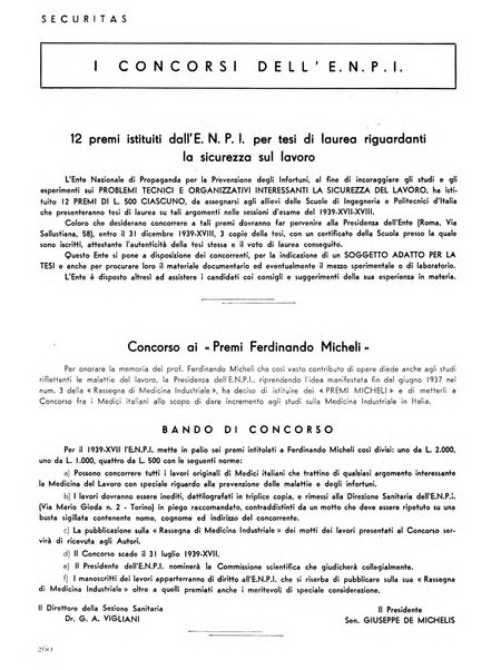 Securitas rassegna della sicurezza e dell'igiene nell'industria e nell'agricoltura - Anno 14, n. 4 (apr. 1927)-anno 65, n. 5/12 (1981)