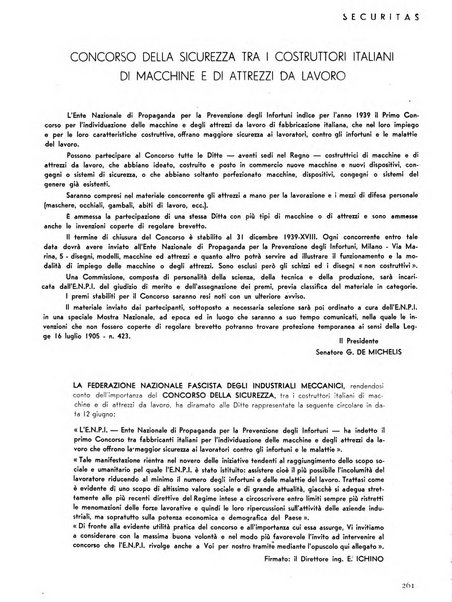 Securitas rassegna della sicurezza e dell'igiene nell'industria e nell'agricoltura - Anno 14, n. 4 (apr. 1927)-anno 65, n. 5/12 (1981)