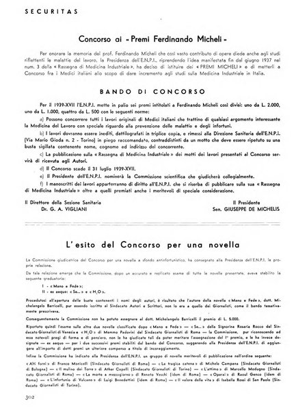 Securitas rassegna della sicurezza e dell'igiene nell'industria e nell'agricoltura - Anno 14, n. 4 (apr. 1927)-anno 65, n. 5/12 (1981)