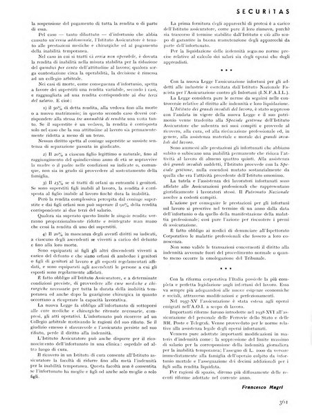 Securitas rassegna della sicurezza e dell'igiene nell'industria e nell'agricoltura - Anno 14, n. 4 (apr. 1927)-anno 65, n. 5/12 (1981)