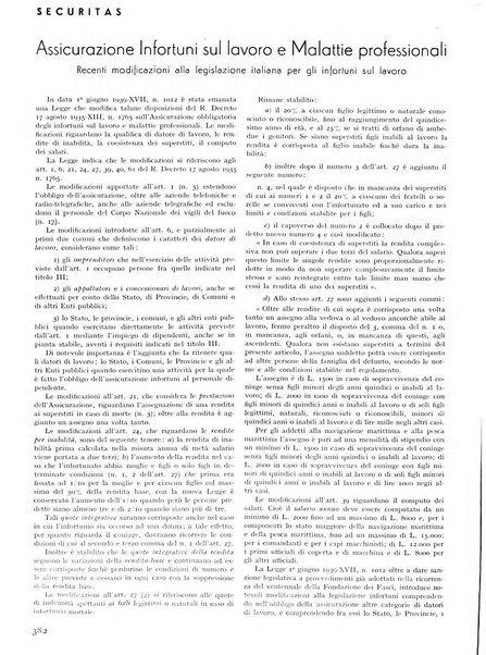 Securitas rassegna della sicurezza e dell'igiene nell'industria e nell'agricoltura - Anno 14, n. 4 (apr. 1927)-anno 65, n. 5/12 (1981)