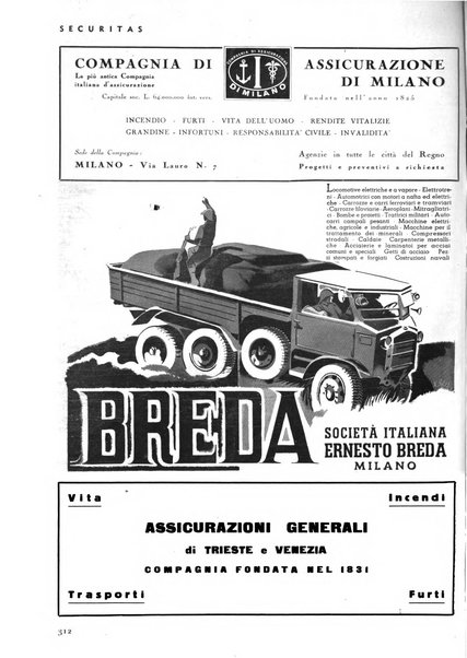 Securitas rassegna della sicurezza e dell'igiene nell'industria e nell'agricoltura - Anno 14, n. 4 (apr. 1927)-anno 65, n. 5/12 (1981)