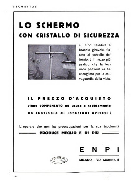 Securitas rassegna della sicurezza e dell'igiene nell'industria e nell'agricoltura - Anno 14, n. 4 (apr. 1927)-anno 65, n. 5/12 (1981)