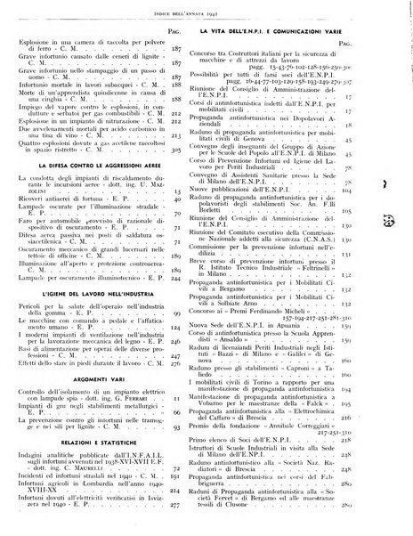 Securitas rassegna della sicurezza e dell'igiene nell'industria e nell'agricoltura - Anno 14, n. 4 (apr. 1927)-anno 65, n. 5/12 (1981)